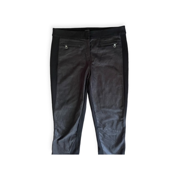 Armani Exchange pants black Small stretch 2 pockets with zippers - Picture 2 of 7